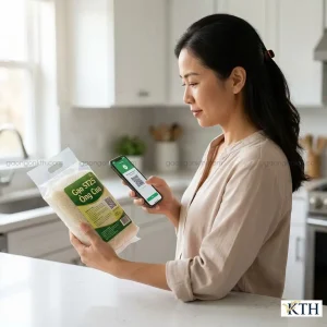 Hướng dẫn quét mã QR Code và kiểm tra logo Ông Cua trên bao bì gạo ST25 chính hãng