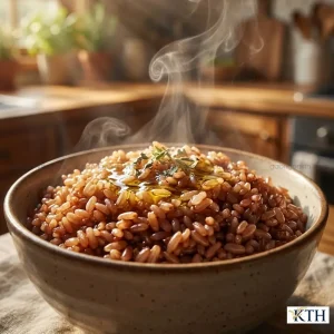 Hướng dẫn cách nấu gạo lứt huyết rồng mềm ngon, dẻo và không bị khô.