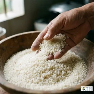 Hạt gạo tấm sơ ri nguyên chất màu trắng đục khô ráo không pha trộn tấm đài loan dẻo.