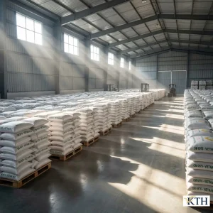 Kho gạo 6976 số lượng lớn bảo quản trên pallet chuẩn ISO tại Gạo Ngon KTH