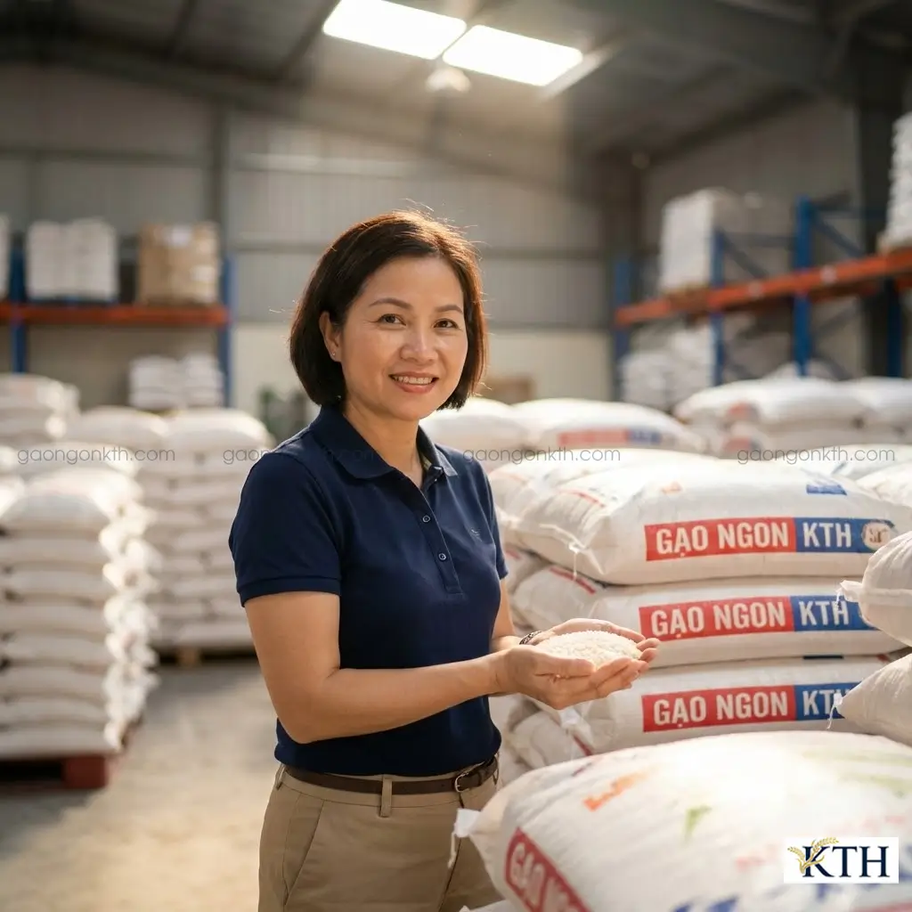 Kho gạo tấm Jasmine giá sỉ uy tín tại TP.HCM - Gạo Ngon KTH cam kết chất lượng.