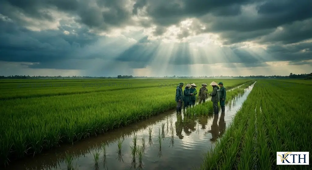 Cánh đồng lúa ST25 tại Sóc Trăng - Nơi khởi nguồn của giống lúa thơm thượng hạng được lai tạo suốt 20 năm.