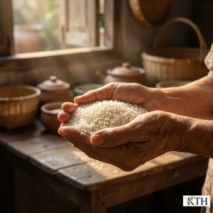 Quy trình nấu cơm rượu bằng tủ nấu cơm công nghiệp giúp gạo tấm chín đều, không bị khê cháy và đạt năng suất cao.