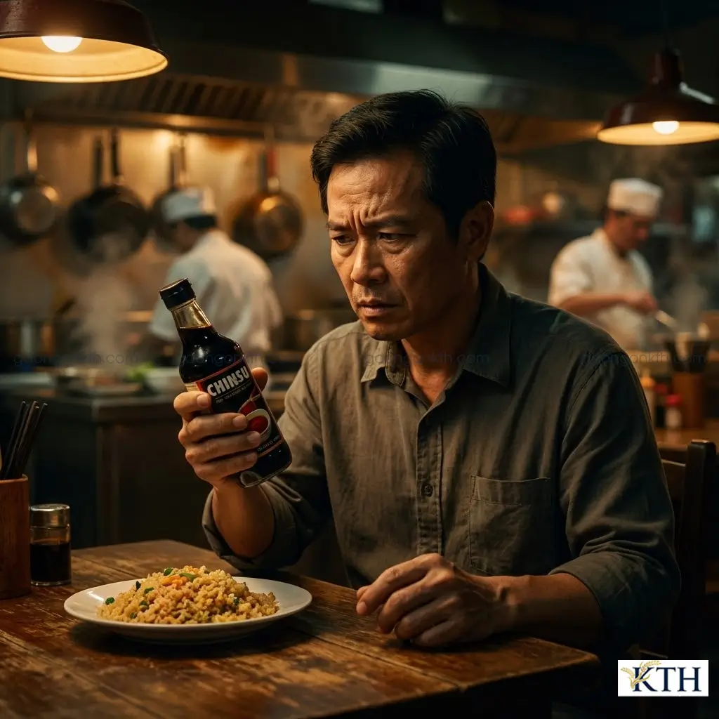 Người tiêu dùng cần thận trọng với gluten ẩn giấu trong nước tương và các loại sốt khi ăn cơm chiên hoặc phở tại nhà hàng.