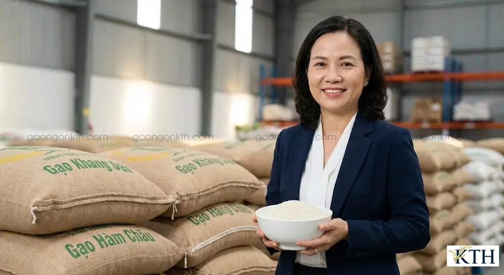 Kho gạo làm bánh cuốn giá sỉ tại TP.HCM, cung cấp gạo Q5, Khang Dân, Hàm Châu uy tín cho quán ăn.