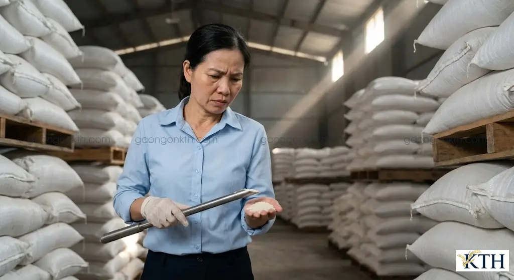 Kho gạo nguyên liệu làm bún số lượng lớn tại TPHCM đảm bảo nguồn cung ổn định quanh năm.