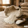 Hình ảnh minh họa đặc tính hạt Gạo Đài Loan Sữa ĐB (bao 70kg) hạt ngắn tròn trắng đục sữa — Gạo Ngon KTH