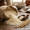 Hình ảnh minh họa đặc tính hạt Gạo Ngỗng Vàng hạt dài mẩy đều dẻo mềm — Gạo Ngon KTH