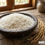 Hình ảnh minh họa đặc tính hạt Gạo Nở Mềm trắng trong nở xốp lợi cơm tại Gạo Ngon KTH