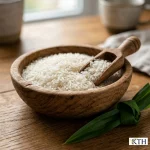 Hình ảnh minh họa đặc tính hạt Gạo Tám Thơm đặc sản hạt thon nhỏ dẻo ráo thơm ngát — Gạo Ngon KTH