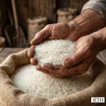 Hình ảnh minh họa đặc tính hạt Gạo Thơm Lài Đặc Biệt hạt dài bóng mượt thượng hạng — Gạo Ngon KTH